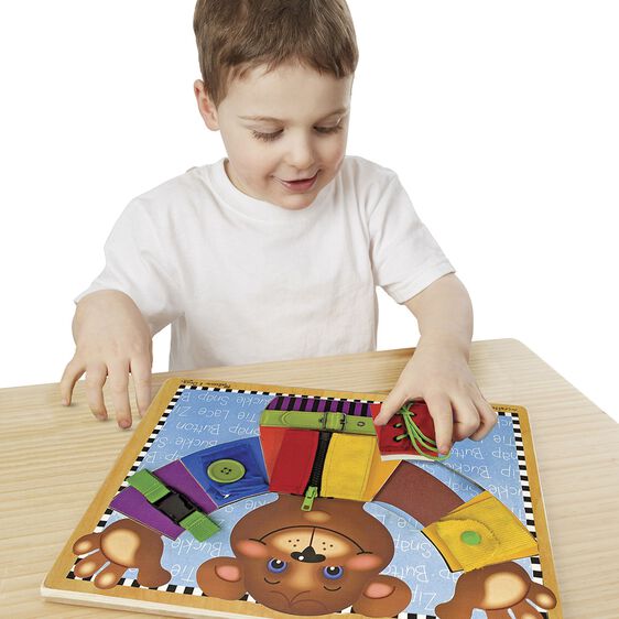 Melissa & Doug Basic Skills Puzzle Board 3Y+ - BambiniJO | Buy Online | Jordan