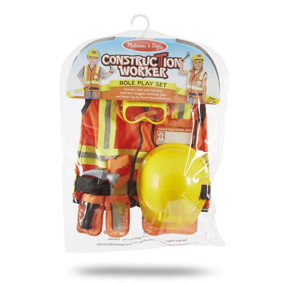 Melissa & Doug - Construction Worker Role Play Costume Set 3-6 Years - BambiniJO | Buy Online | Jordan