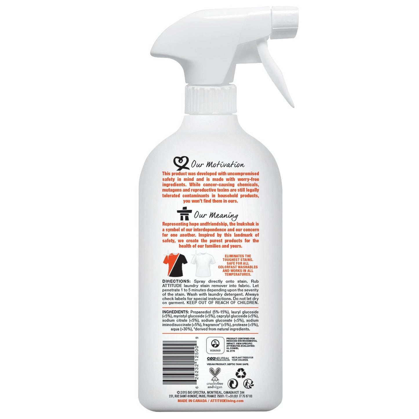 Laundry Stain Remover 800ml - BambiniJO