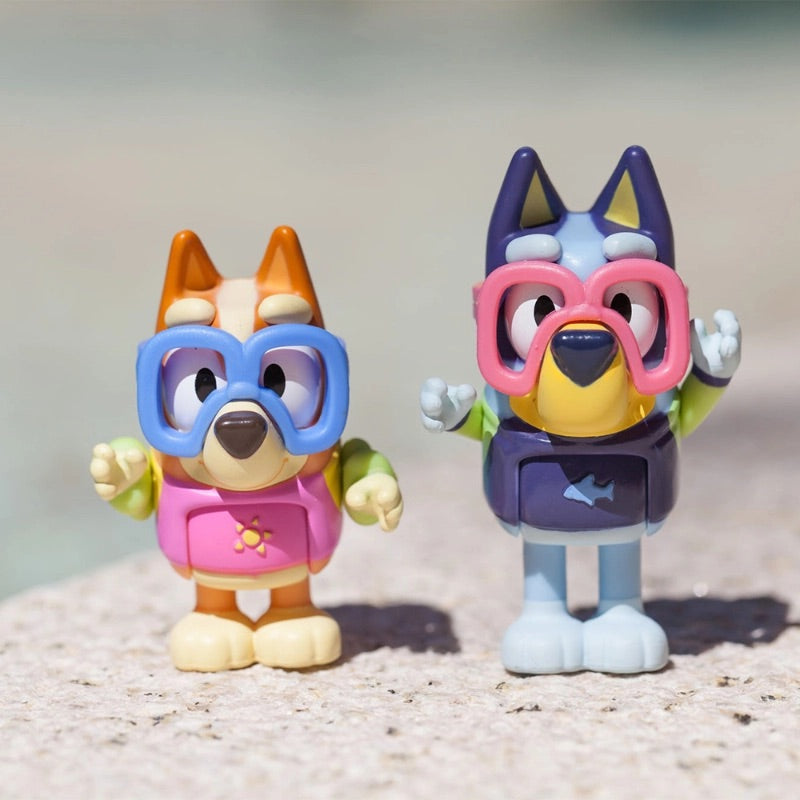 Bluey - Pool Time: Bluey & Bingo 2.5'' Figures