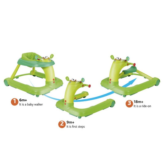 Chicco 123 Baby Walker Green — BambiniJO Jordan