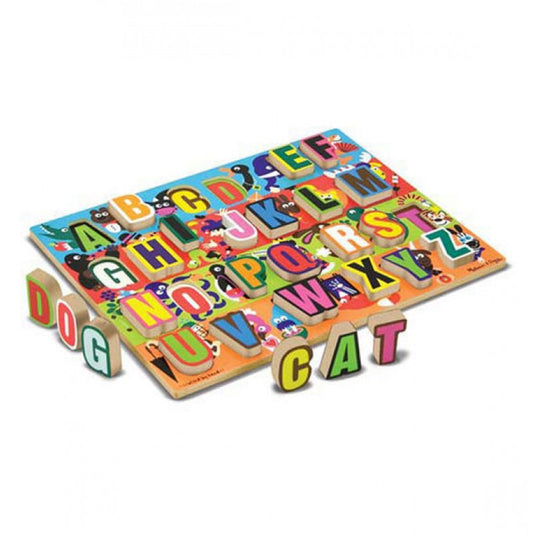 Melissa & Doug Jumbo ABC Chunky Puzzle 3-6Y — BambiniJO Jordan