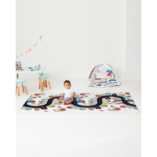 Doubleplay Reversible Playmat - Vibrant Village — BambiniJO Jordan