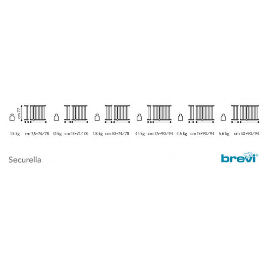 Brevi Safety Gate Securella Extension 7.5 cm — BambiniJO Jordan