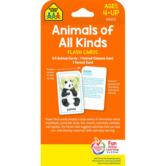 Animals of All Kinds Flash Cards — BambiniJO Jordan