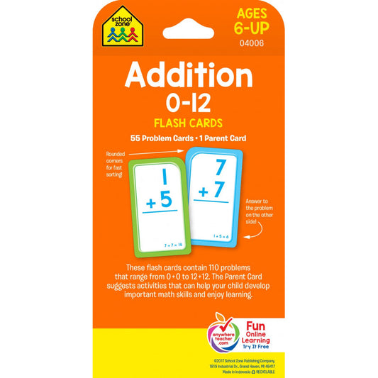 Addition 0-12 - Flash Cards — BambiniJO Jordan