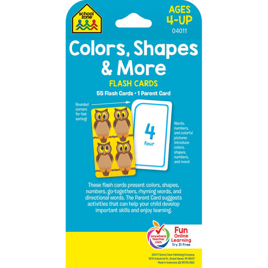 Colors, Shapes and More Flash Cards — BambiniJO Jordan