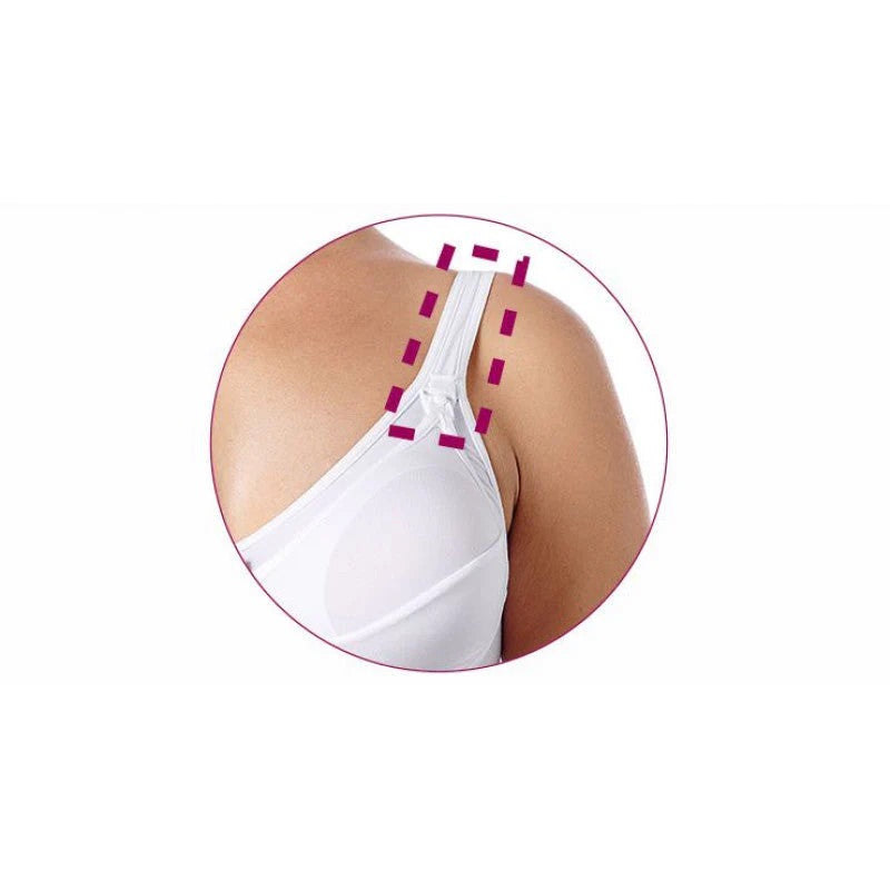 Chicco Nursing Microfibre Bra White 3D — BambiniJO Jordan