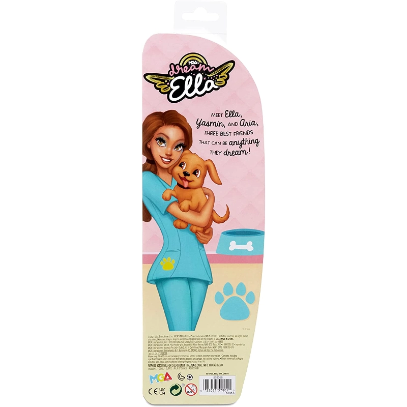 Dream Ella - I Am Fashion Doll- Pet Vet
