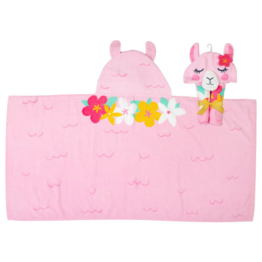 Stephen Joseph - Hooded Towel, Llama - BambiniJO | Buy Online | Jordan