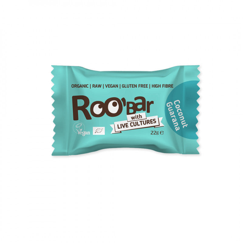 Organic Gluten Free Roo Bar Coconut Guarana 22g