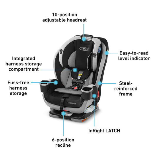 Graco - Extend2fit Car Seat - Bay Village — BambiniJO Jordan
