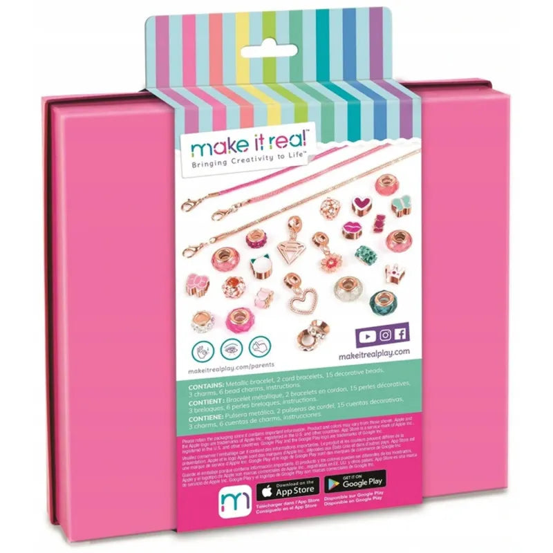 Make it Real - Halo Charms Bracelets True Pink - BambiniJO | Buy Online | Jordan