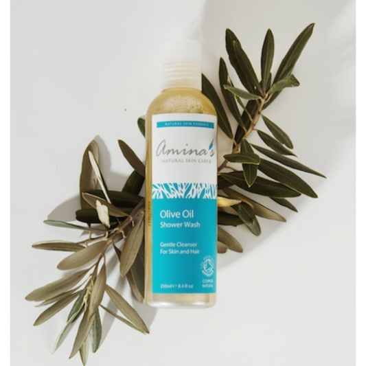 Amina's Organic Olive Oil Shower Wash 250ml — BambiniJO Jordan