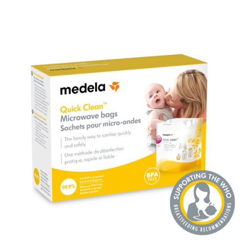 Medela - Quick Clean Microwave Bags "5 Bags" - BambiniJO