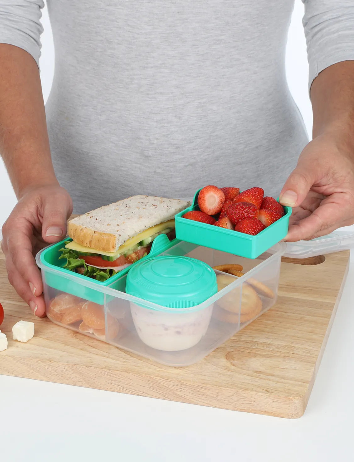 Sistema -1.25L Bento Cube To Go - Navy - BambiniJO | Buy Online | Jordan