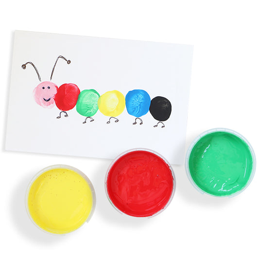 Finger Paint Pot Set of 6 x 50 gram — BambiniJO Jordan