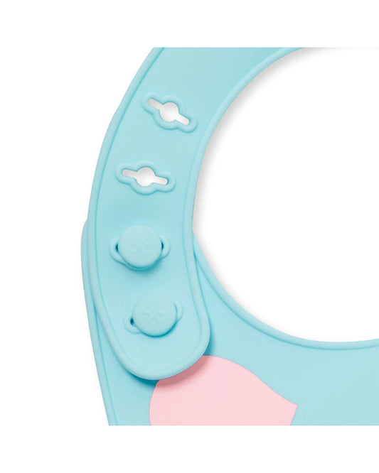 Zoo Fold & Go Silicone Bib - Unicorn - BambiniJO
