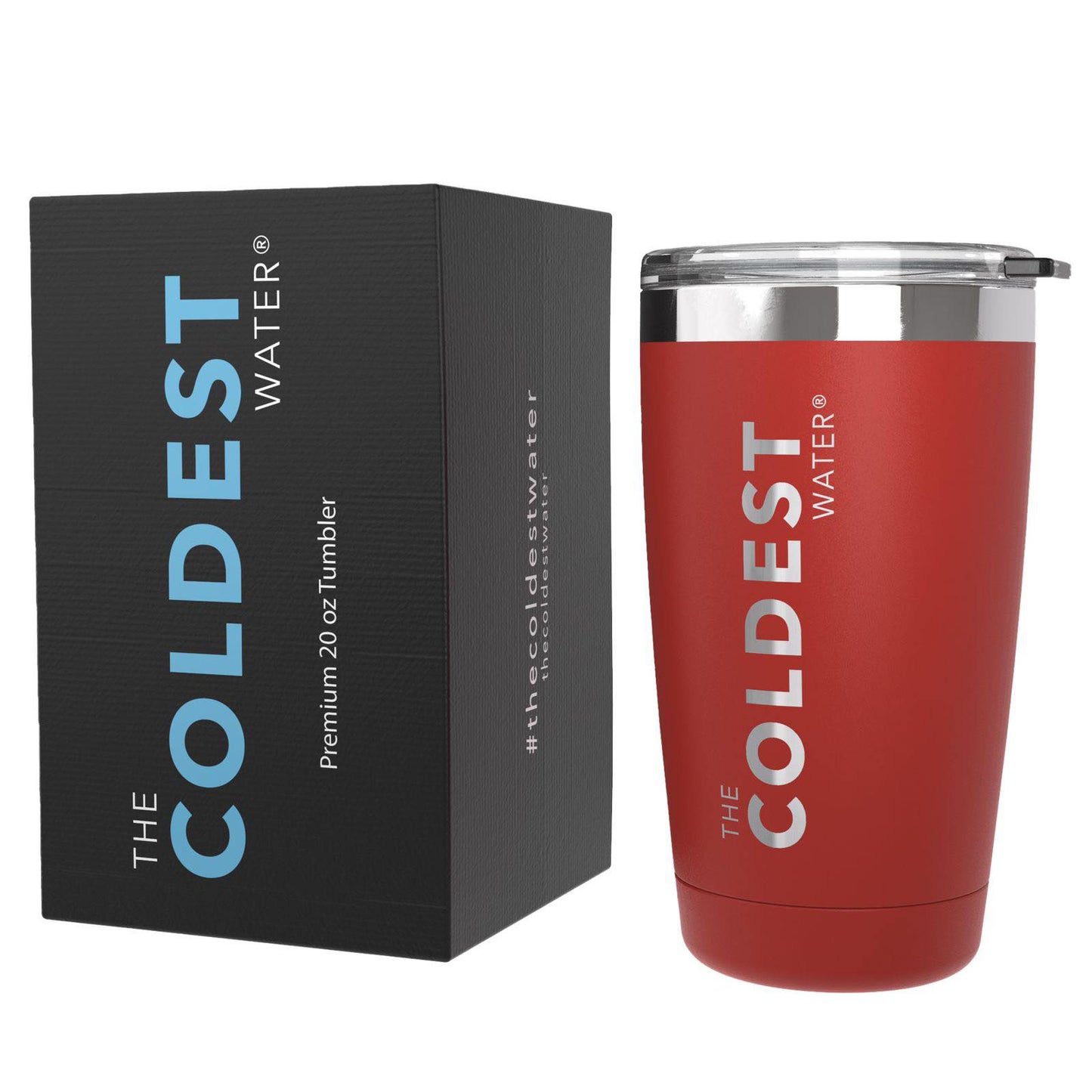 COLDEST - Tumbler with sliding Lid - 591ml - 20 OZ - Crimson Red - BambiniJO | Buy Online | Jordan