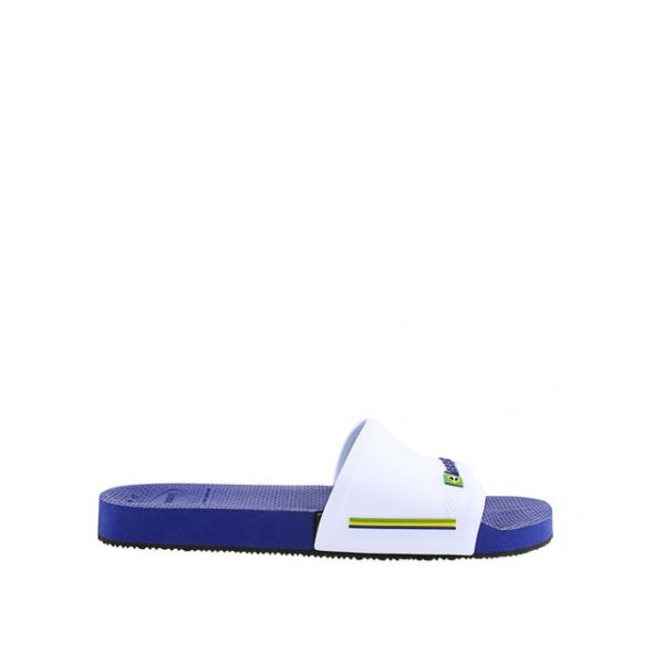 Havaianas - Slide Brasil MARINE BLUE/WHITE 33-46 - BambiniJO | Buy Online | Jordan
