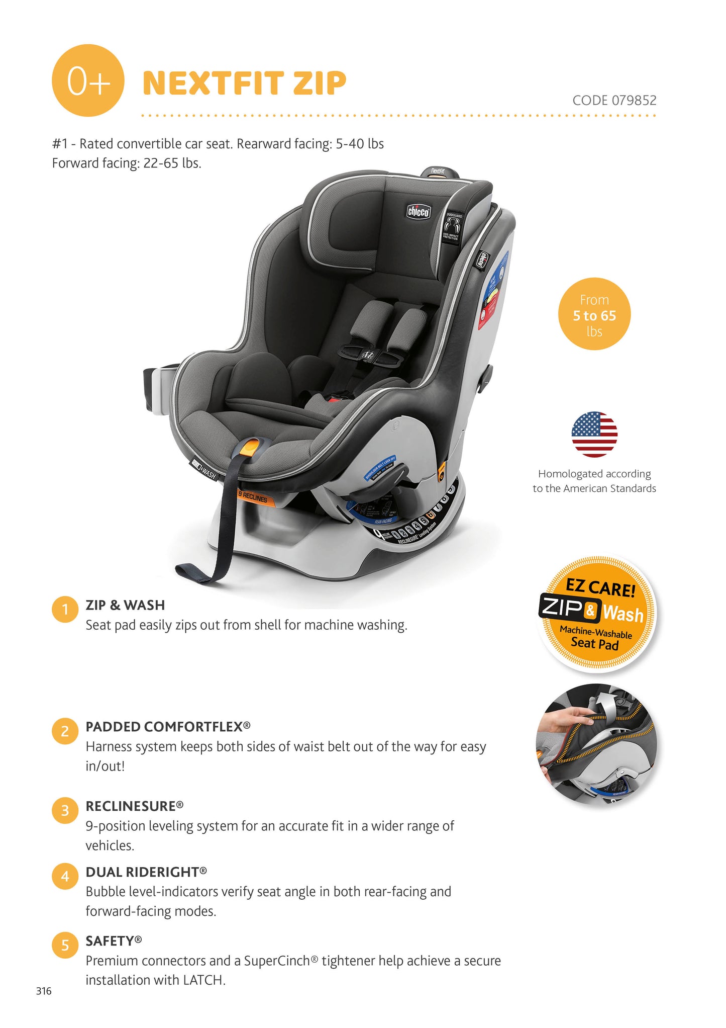 Chicco - NEXTFIT ZIP BABY CAR SEAT - BambiniJO | Buy Online | Jordan