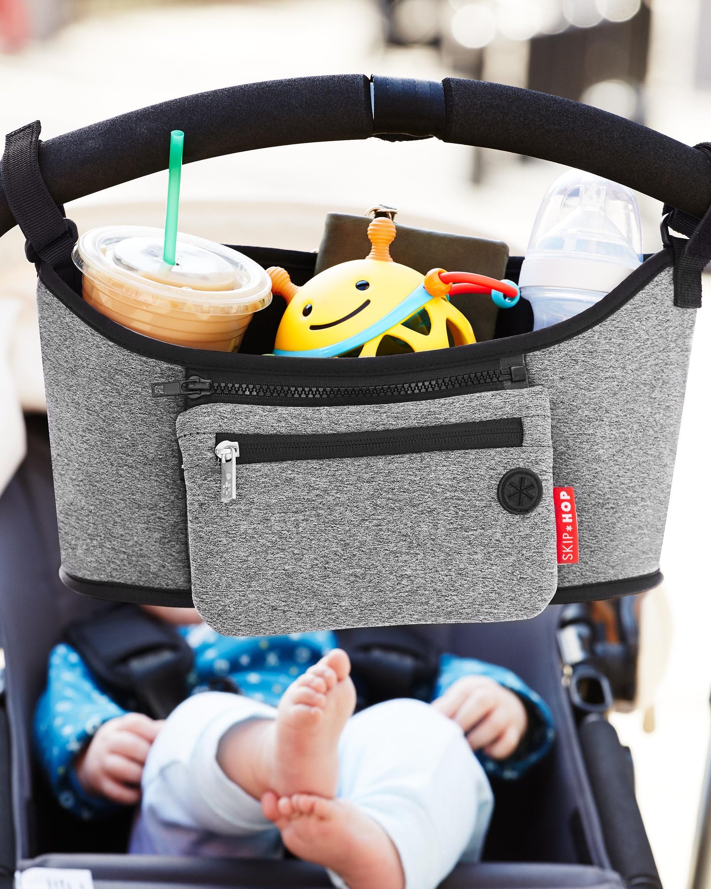 Skip Hop - Grab & Go Stroller Organizer Grey melange - BambiniJO | Buy Online | Jordan