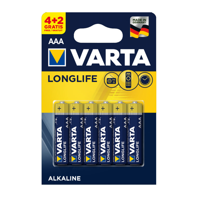 VARTA Long Life AAA | 4+2 - BambiniJO | Buy Online | Jordan