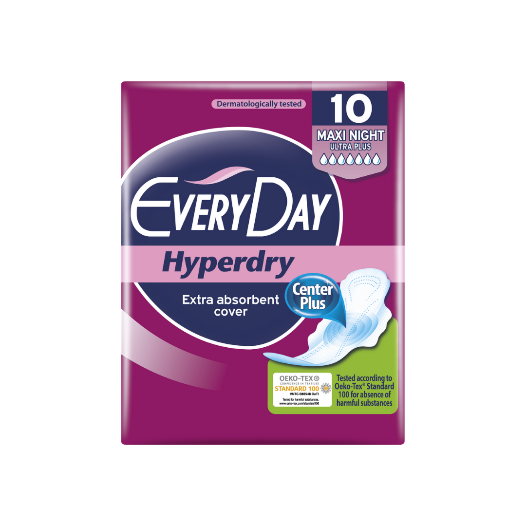 EVERYDAY Hyperdry MAXI NIGHT 10 PCS — BambiniJO Jordan