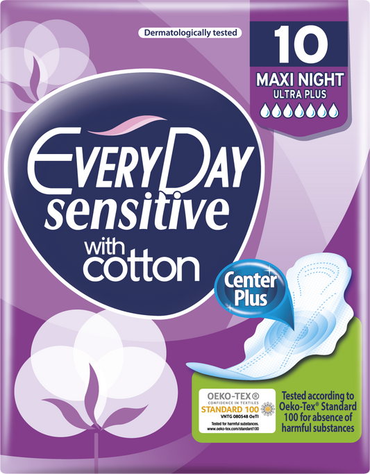 EVERYDAY SENSITIVE MAXI NIGHT 10 PCS — BambiniJO Jordan