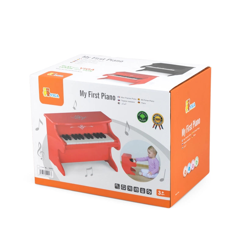 بيانو الأول - أحمر