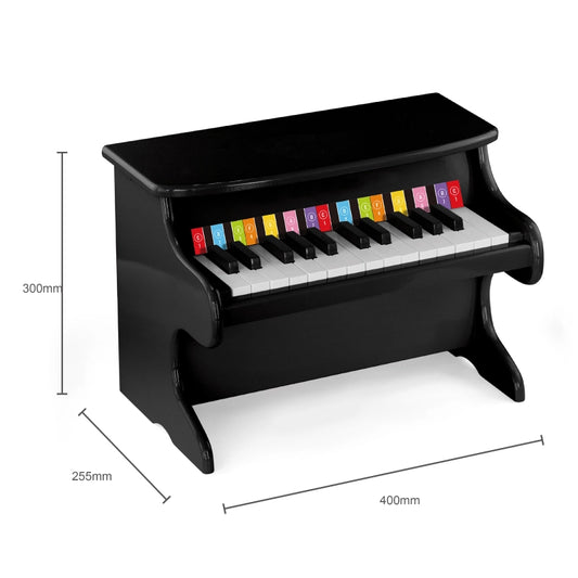 My First Wooden Piano for Kids - Black, 3-6Y — BambiniJO Jordan