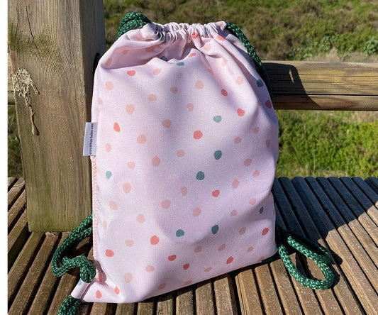BTBOX Drawstring Bag Dots Pink — BambiniJO Jordan