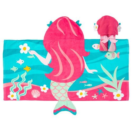Stephen Joseph - Hooded Towel | Mermaid