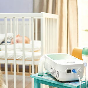 Omron - DuoBaby 2-in-1 Nebulizer & Nasal Aspirator - BambiniJO | Buy Online | Jordan