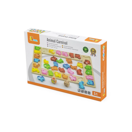 Chunky Wooden Animal Puzzle 3-6Y — BambiniJO Jordan