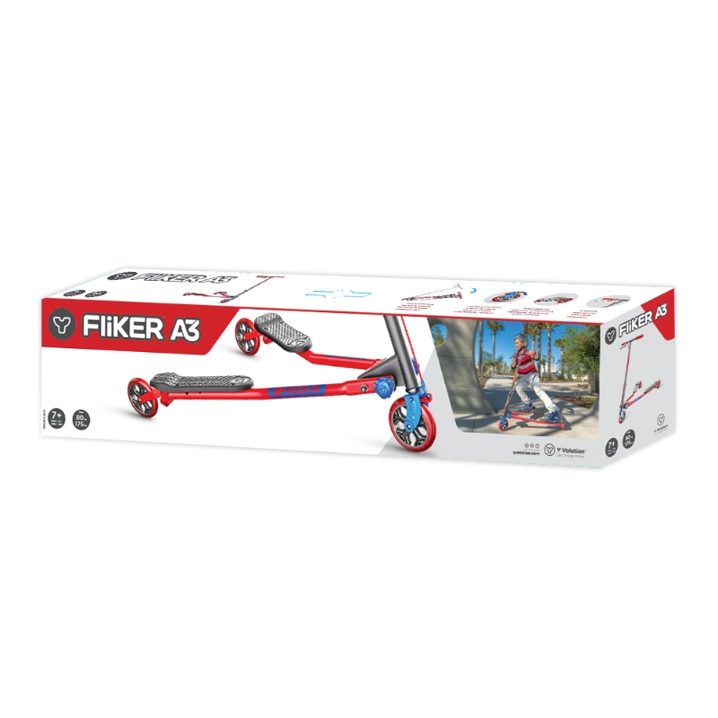 Yvolution - Yfliker A3 Air 2018 Refresh- Red/blue | 7 Years + - BambiniJO | Buy Online | Jordan