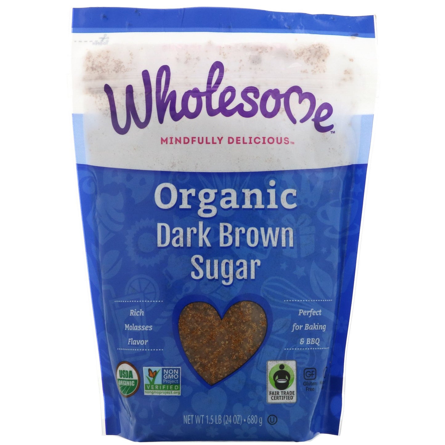 Organic Dark Brown Sugar (680G) - BambiniJO | Buy Online | Jordan