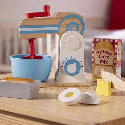 Melissa & Doug Wooden Make-a-Cake Mixer Set — BambiniJO Jordan