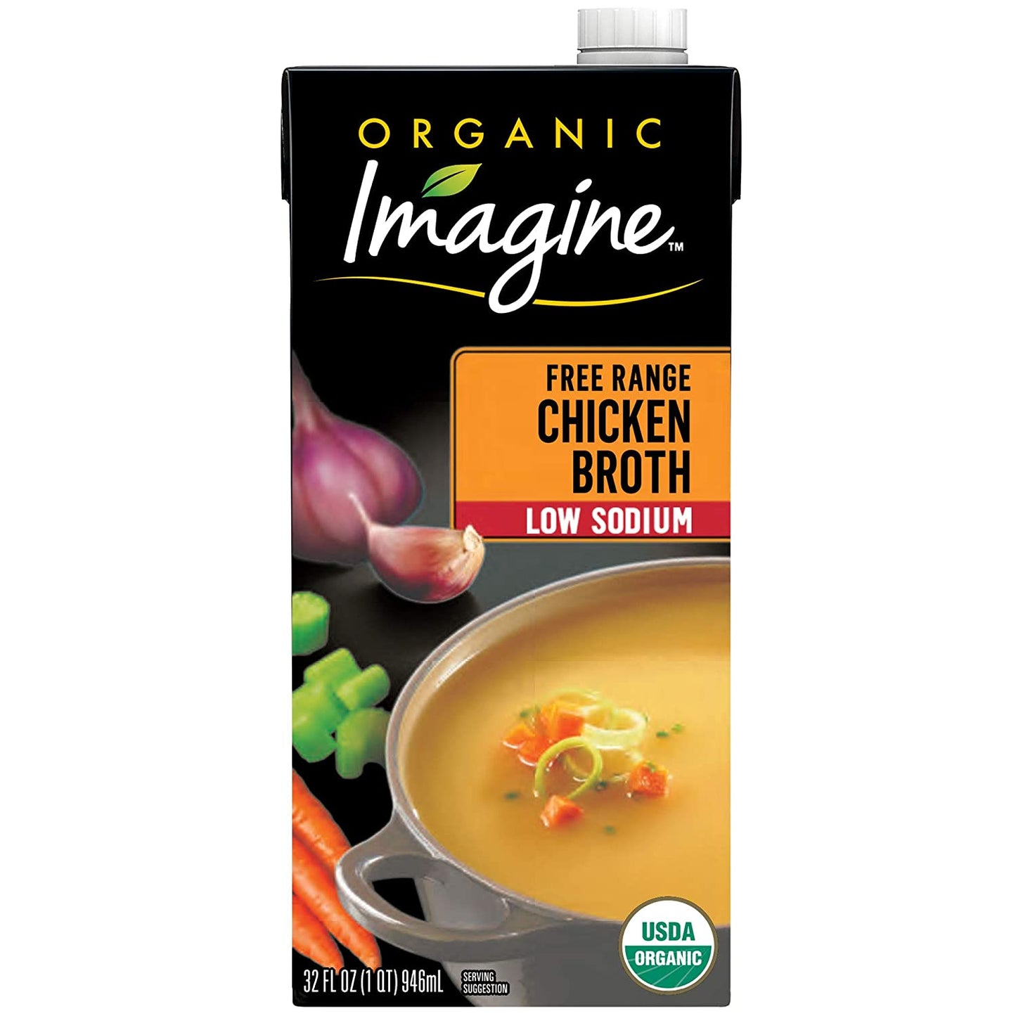 Organic Low Sodium Chicken Broth 946ml - BambiniJO | Buy Online | Jordan