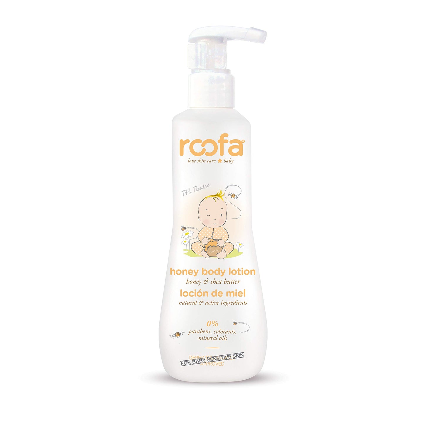 Roofa - Honey Body Lotion | Sensitive Skin | 200ml - BambiniJO | Buy Online | Jordan