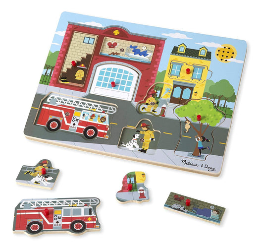 Melissa & Doug Fire Station Sound Puzzle 2Y+ — BambiniJO Jordan