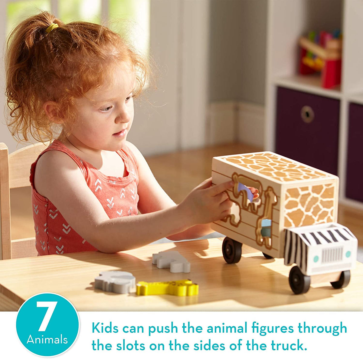 Melissa & Doug Safari Animal Rescue Truck Wooden Puzzle 2Y+ — BambiniJO Jordan