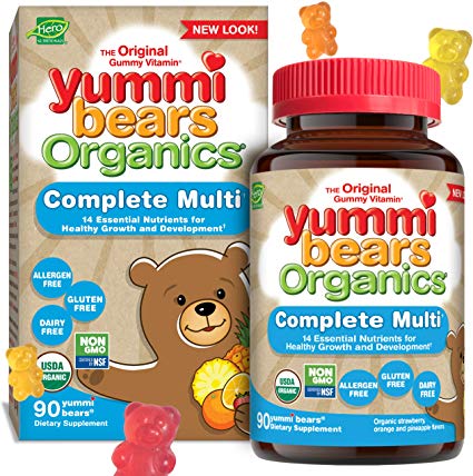 Yummi Bears Organics Complete Multi-Vitamins 90ct - BambiniJO