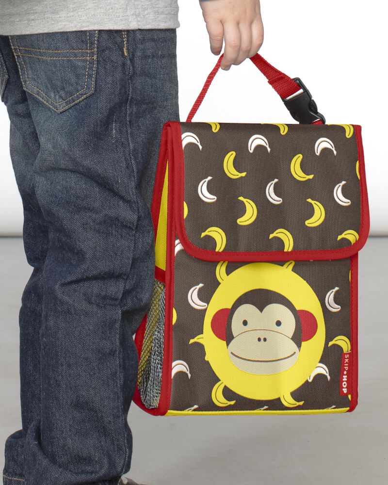 Zoo Insulated Kids Lunch Bag - Monkey - BambiniJO