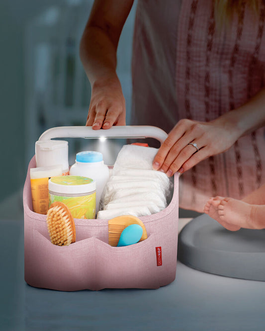 Skip Hop Light Up Diaper Caddy - Pink — BambiniJO Jordan