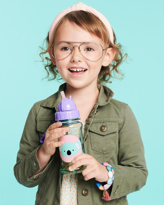 Zoo Straw Bottle - Koala - 384.5ml - BambiniJO | Buy Online | Jordan