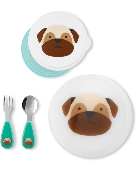 Skip Hop Zoo Table Ready Mealtime Set Pug — BambiniJO Jordan