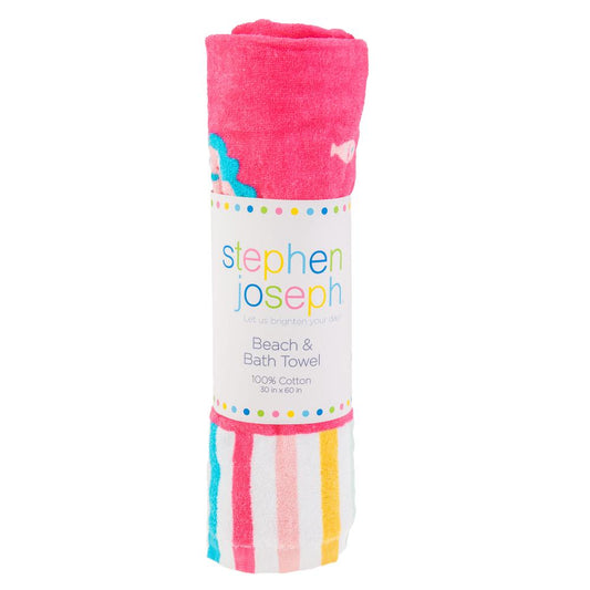 Stephen Joseph - Beach & Bath Towel - Mermaid - BambiniJO | Buy Online | Jordan