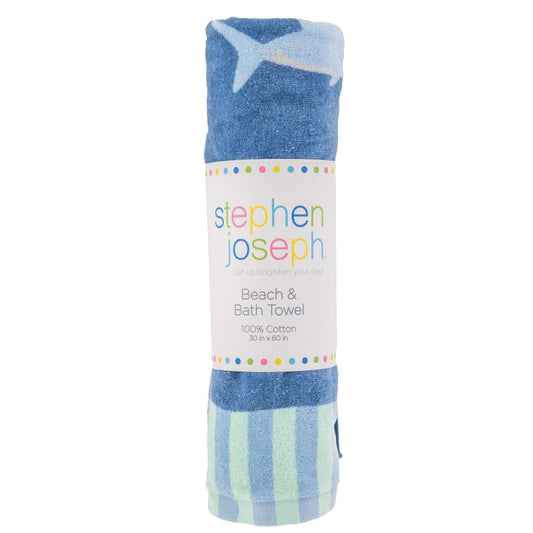 Stephen Joseph - Beach & Bath Towel - Shark - BambiniJO | Buy Online | Jordan