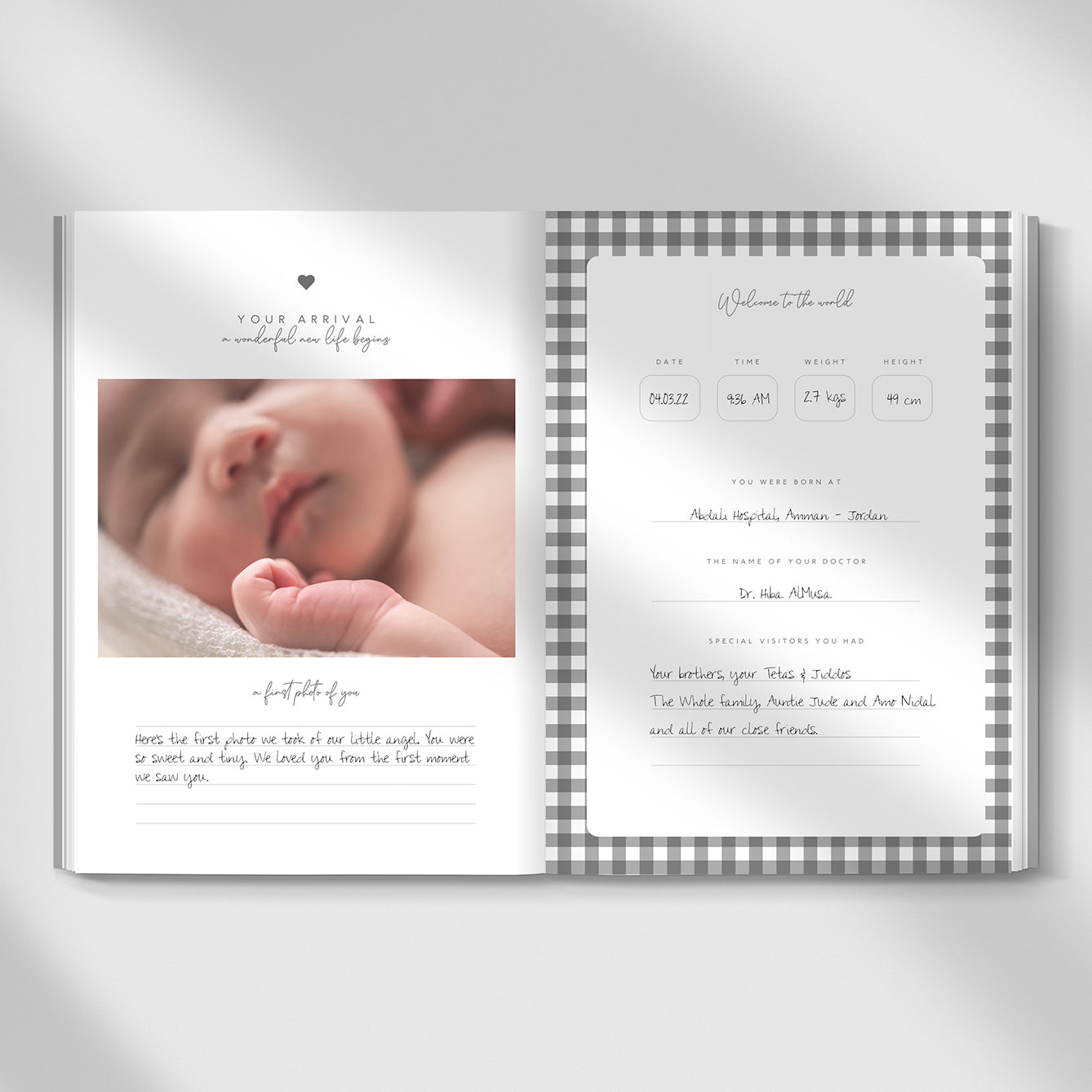 Birthstone Memory Book - March- The Aquamarine - BambiniJO | Buy Online | Jordan